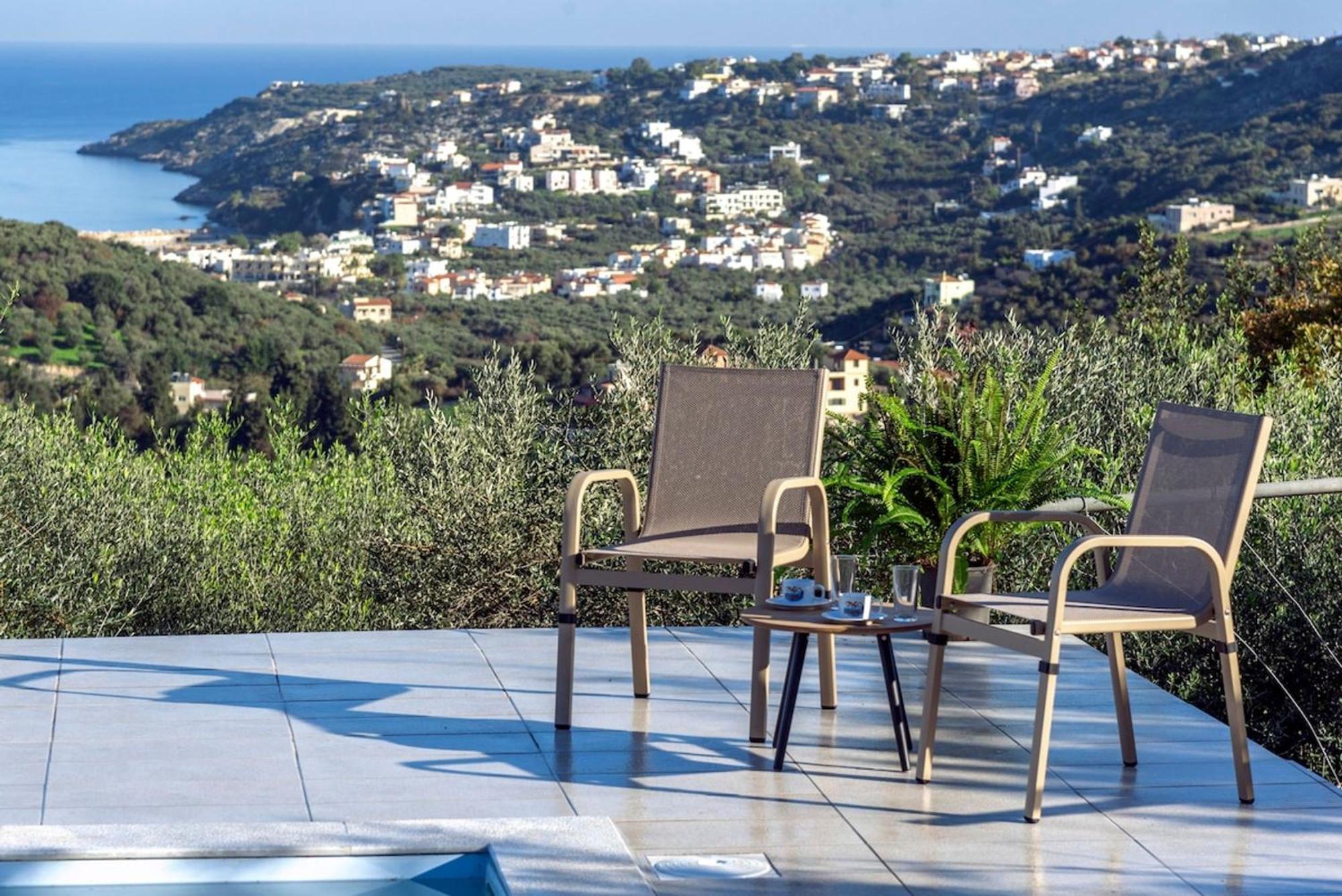 Villa Konstantinos Hilltop Vineyard Escape Almirída Kültér fotó