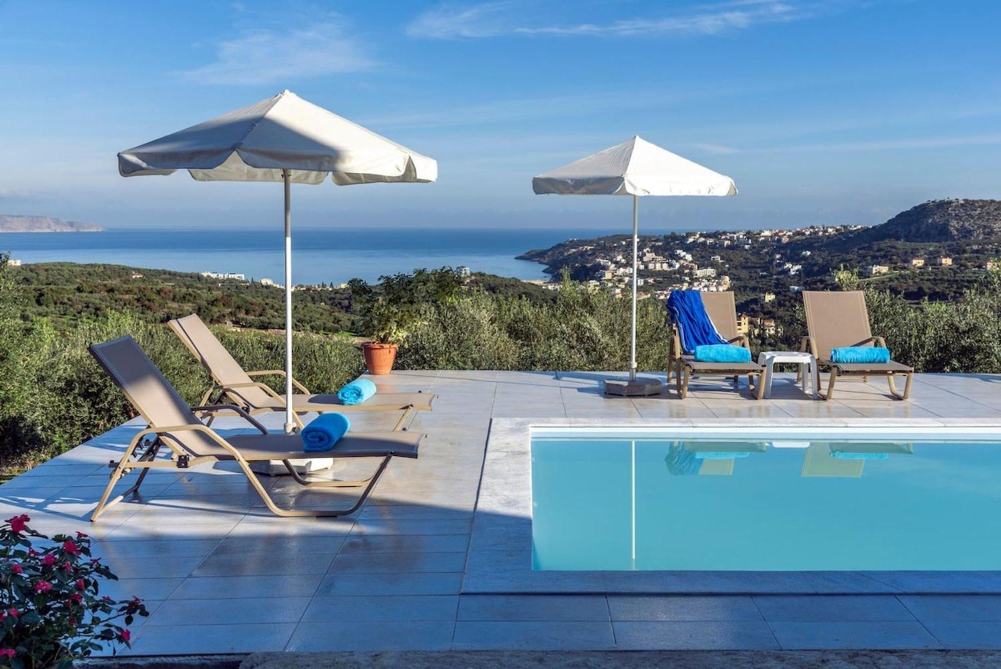 Villa Konstantinos Hilltop Vineyard Escape Almirída Kültér fotó
