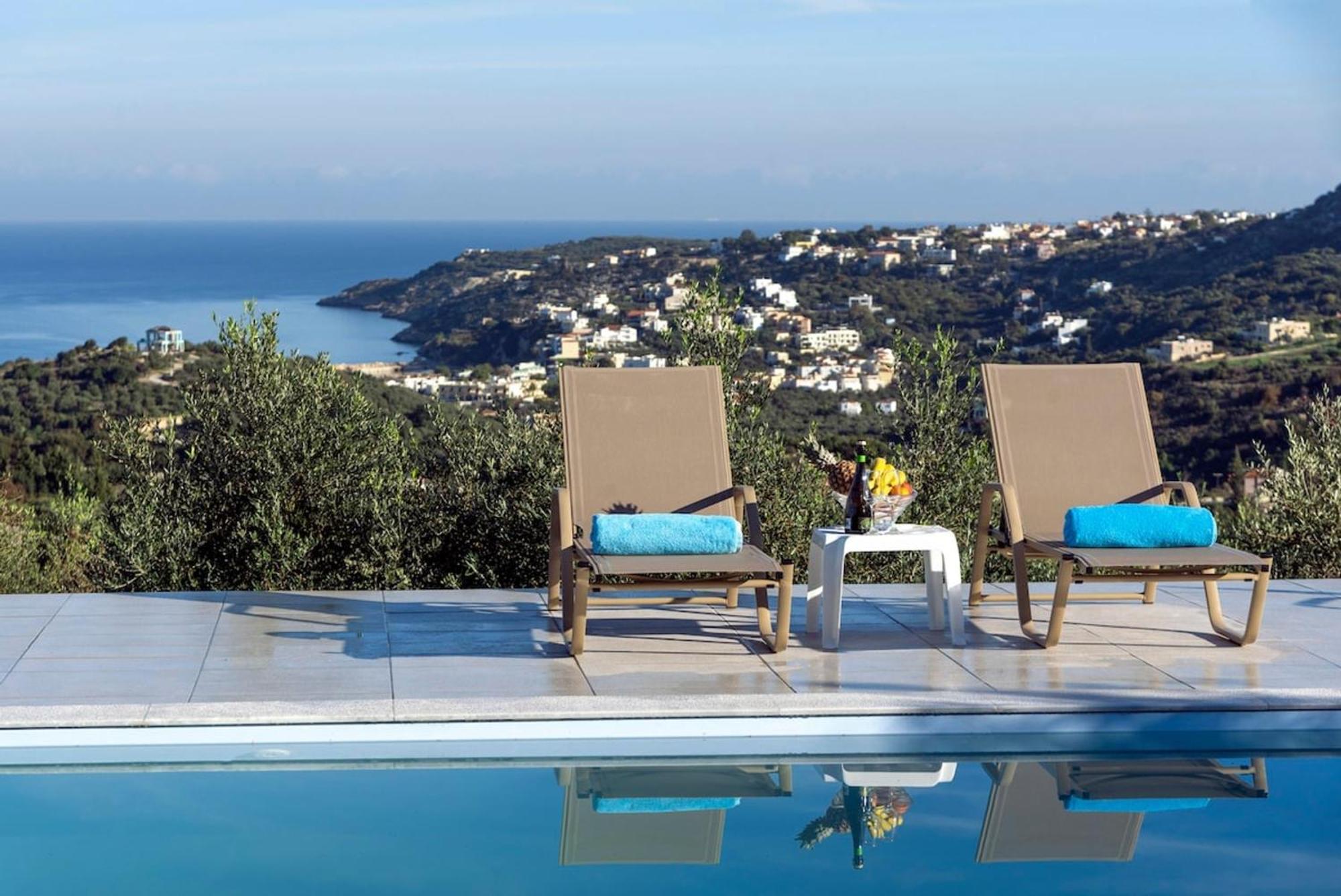 Villa Konstantinos Hilltop Vineyard Escape Almirída Kültér fotó