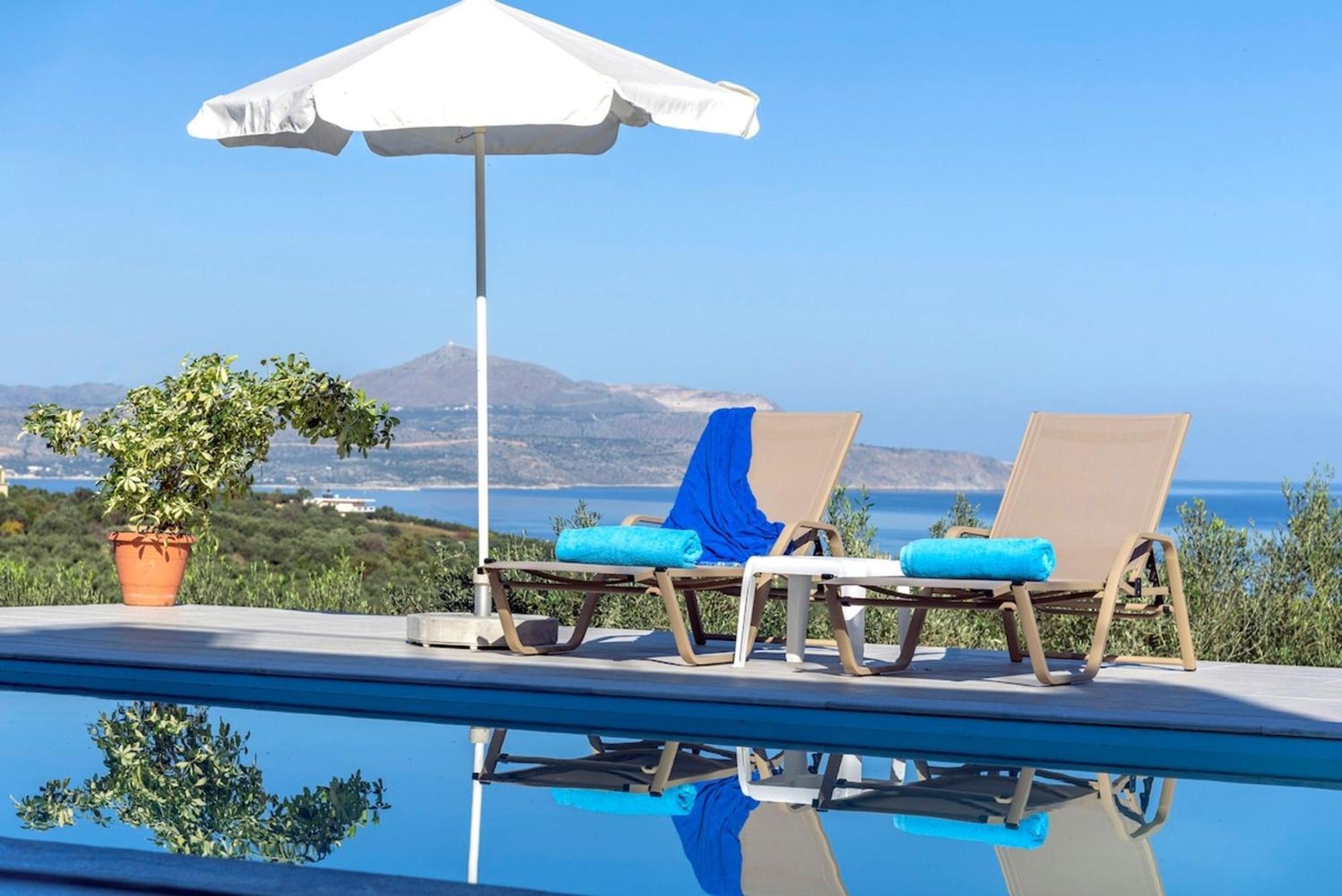 Villa Konstantinos Hilltop Vineyard Escape Almirída Kültér fotó