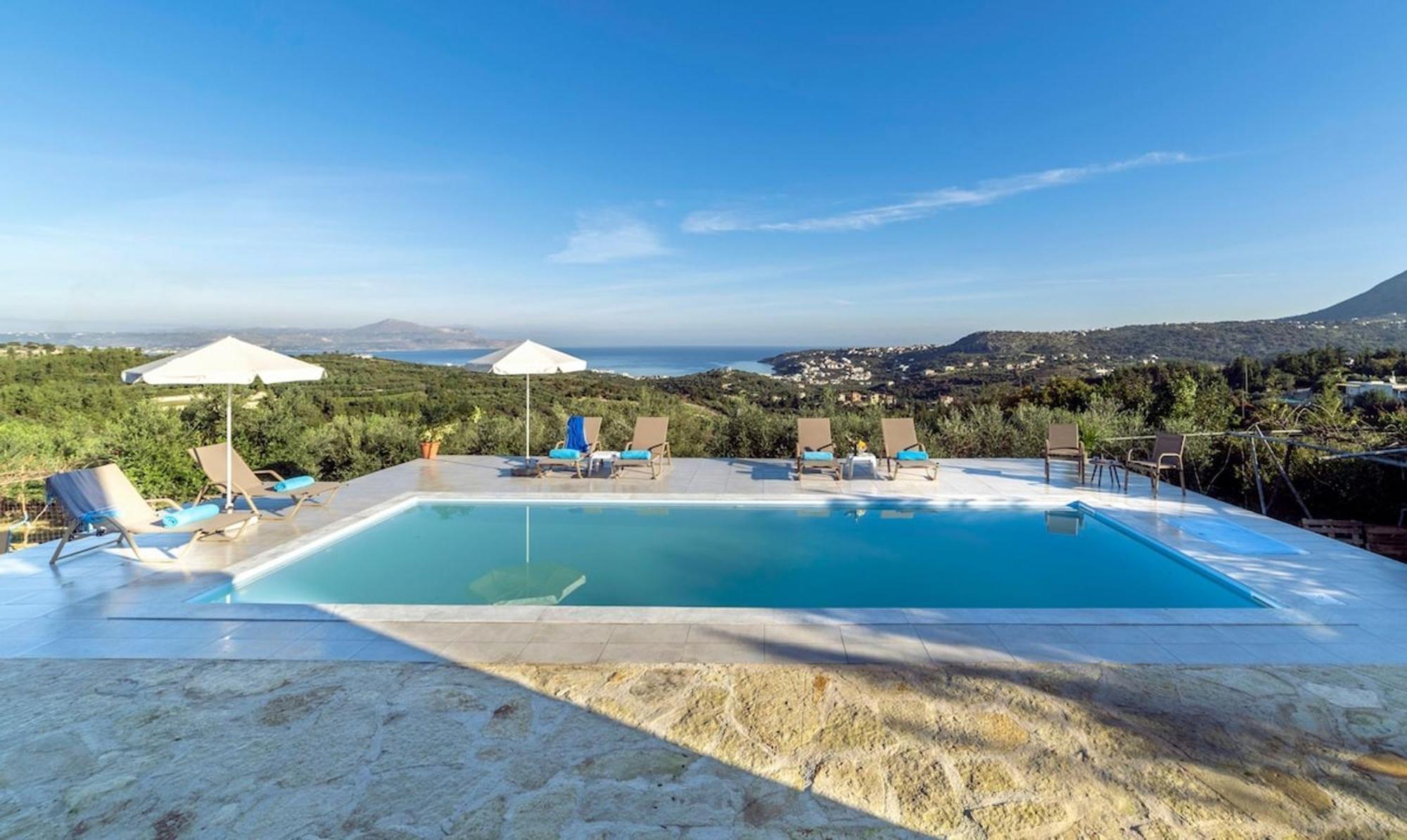 Villa Konstantinos Hilltop Vineyard Escape Almirída Kültér fotó