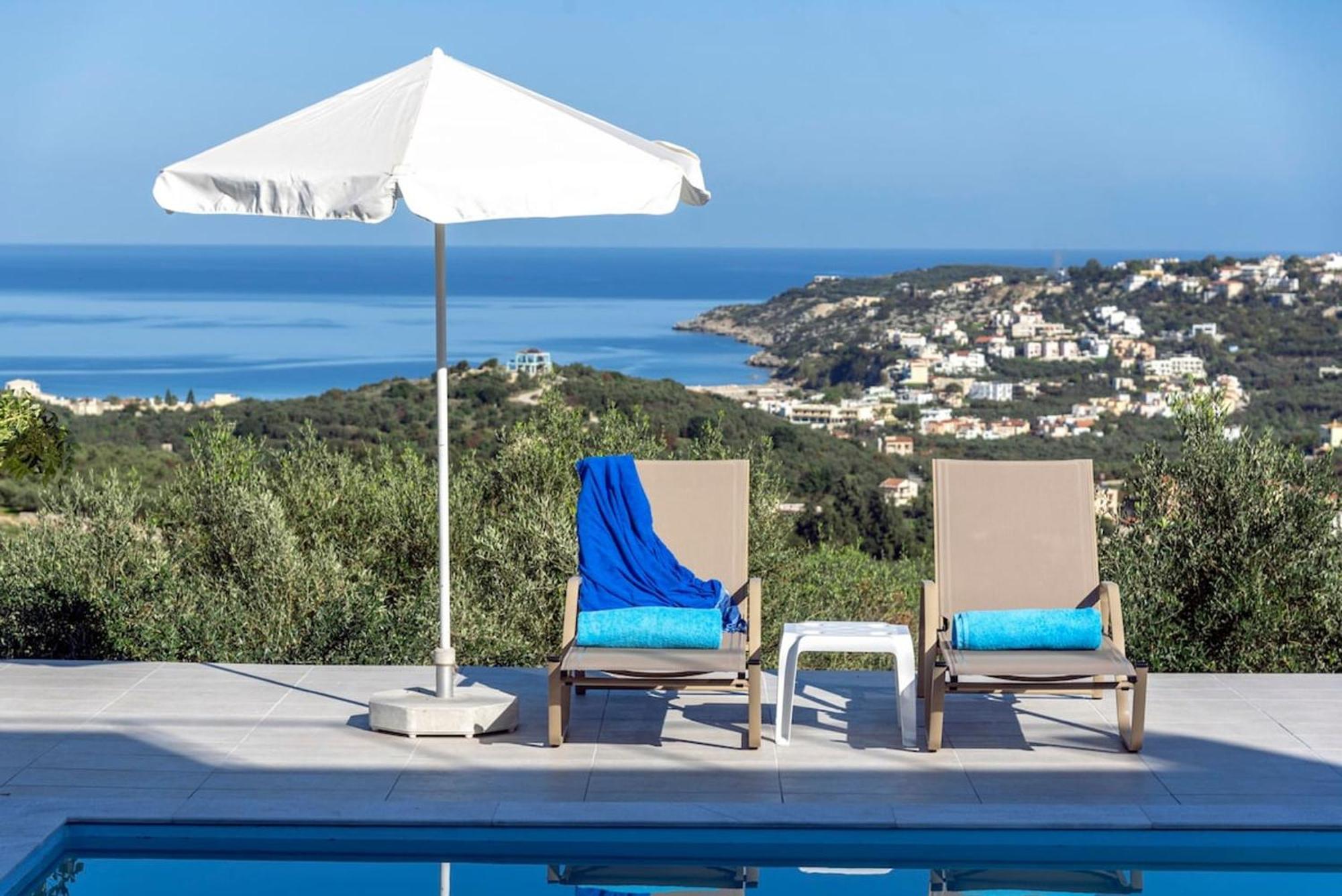 Villa Konstantinos Hilltop Vineyard Escape Almirída Kültér fotó