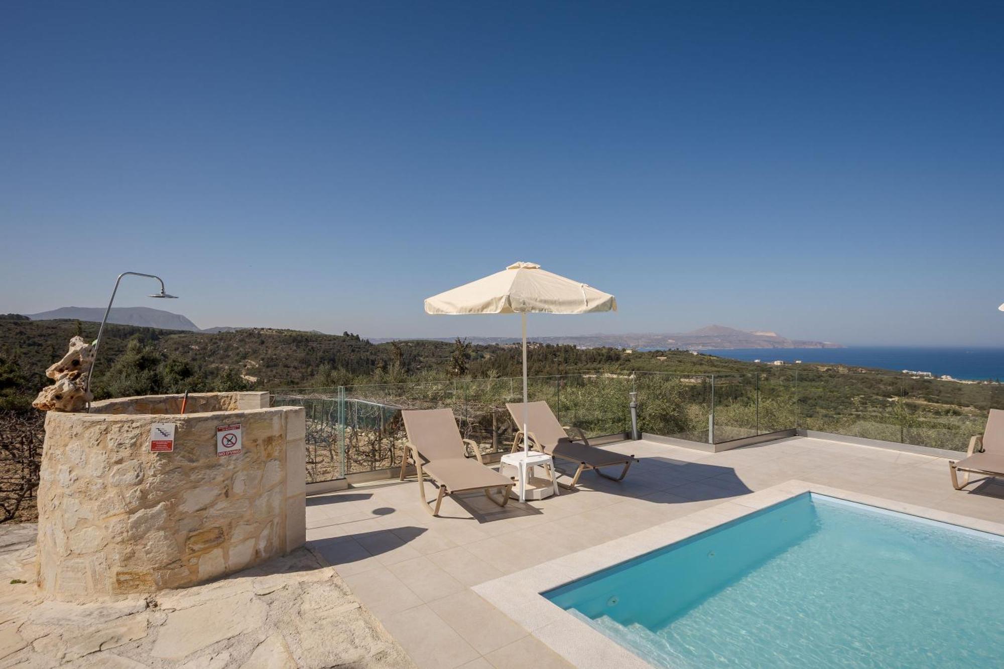 Villa Konstantinos Hilltop Vineyard Escape Almirída Kültér fotó