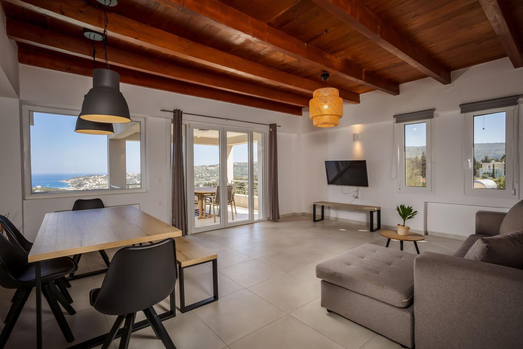 Villa Konstantinos Hilltop Vineyard Escape Almirída Kültér fotó
