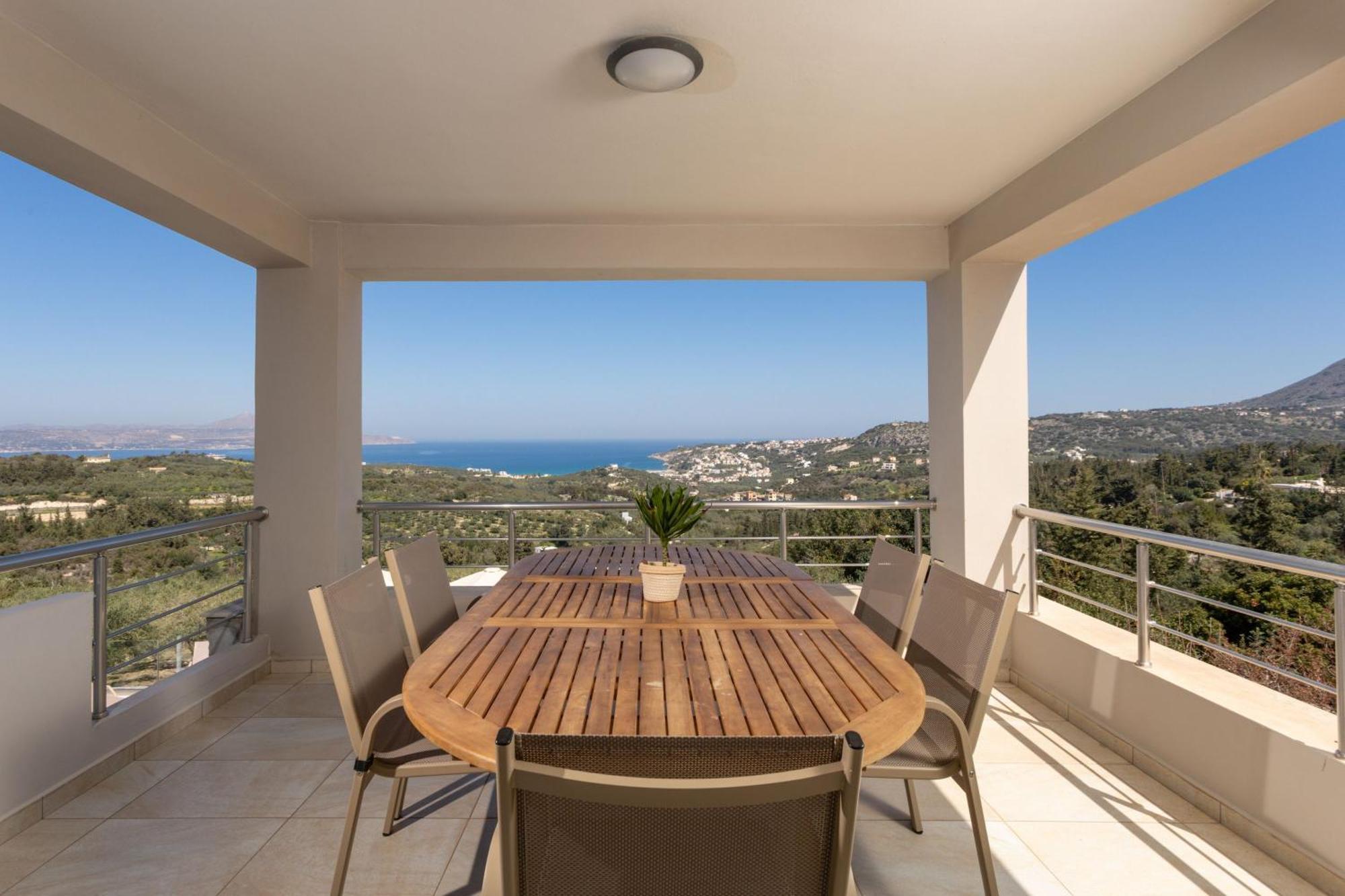 Villa Konstantinos Hilltop Vineyard Escape Almirída Kültér fotó