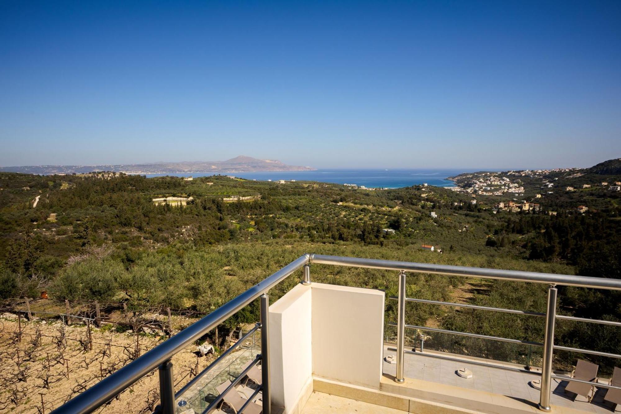 Villa Konstantinos Hilltop Vineyard Escape Almirída Kültér fotó