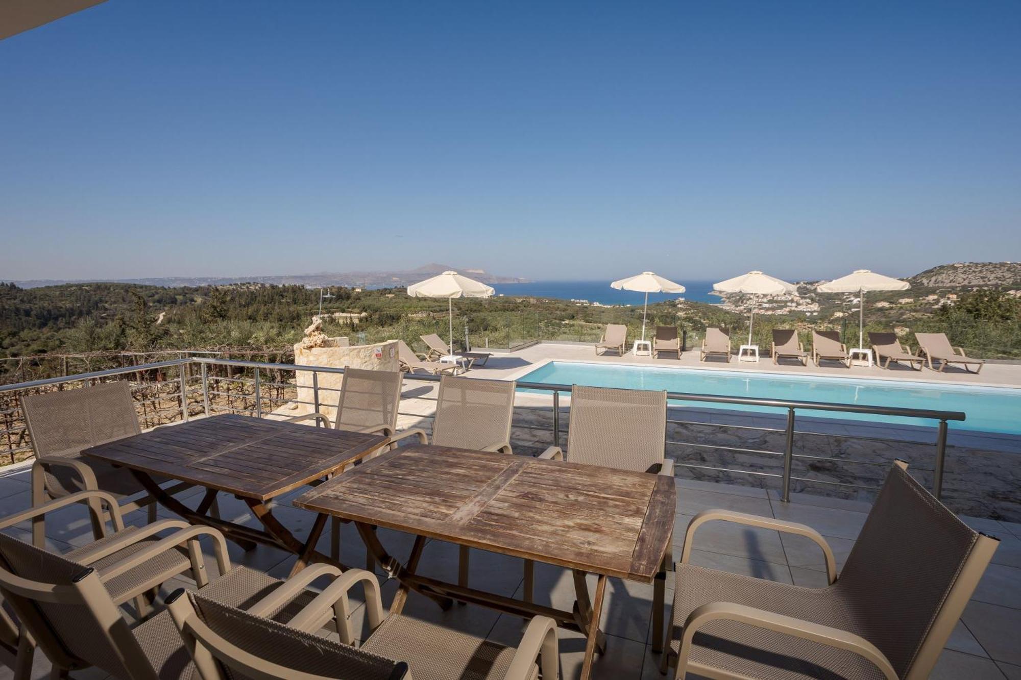 Villa Konstantinos Hilltop Vineyard Escape Almirída Kültér fotó