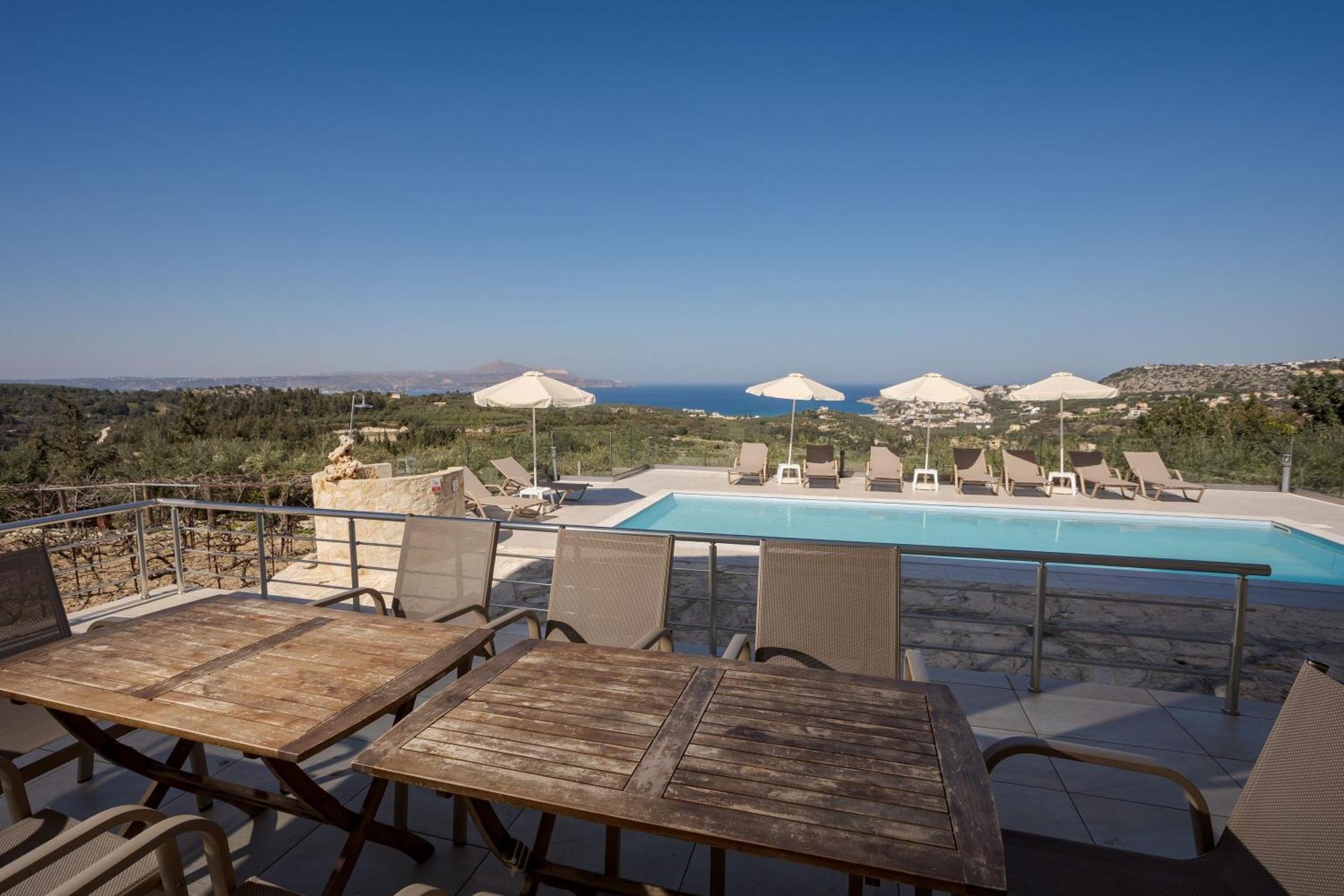 Villa Konstantinos Hilltop Vineyard Escape Almirída Kültér fotó